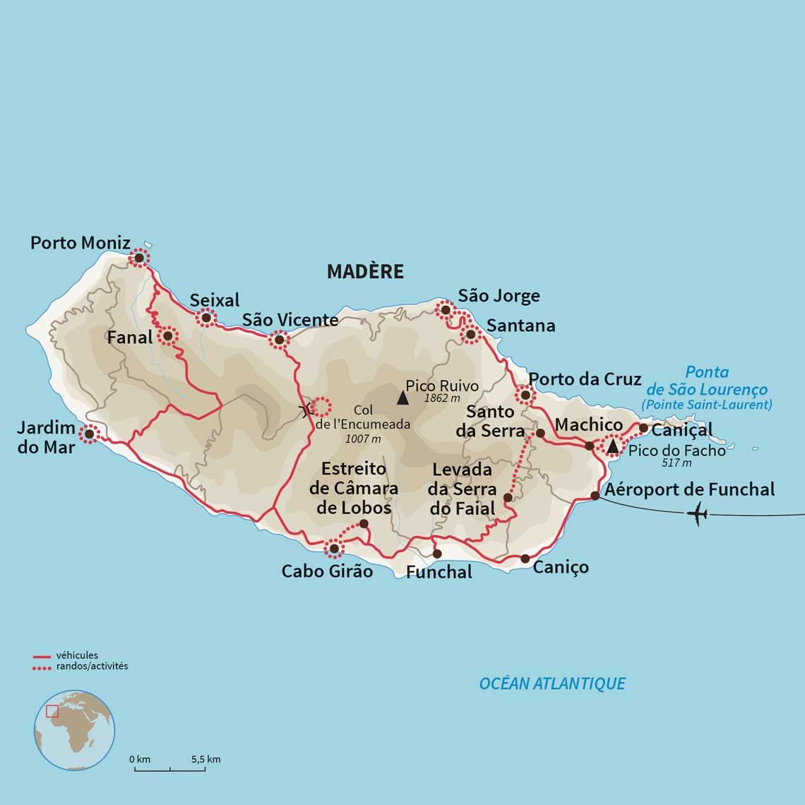 Carte Portugal : Douceurs atlantiques