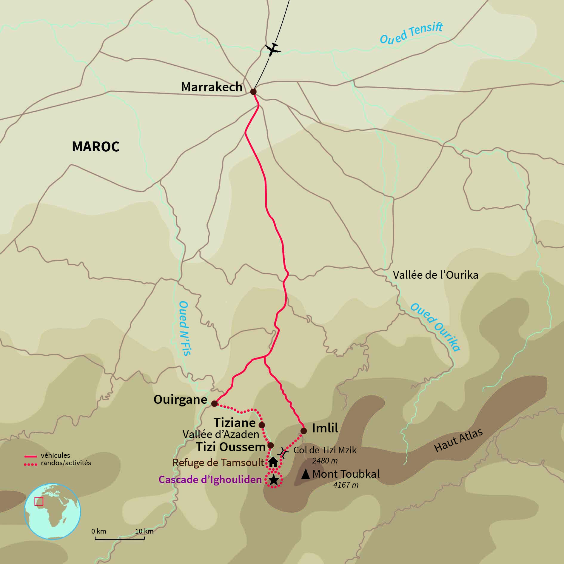 Carte Maroc : J'aime la vie berbère