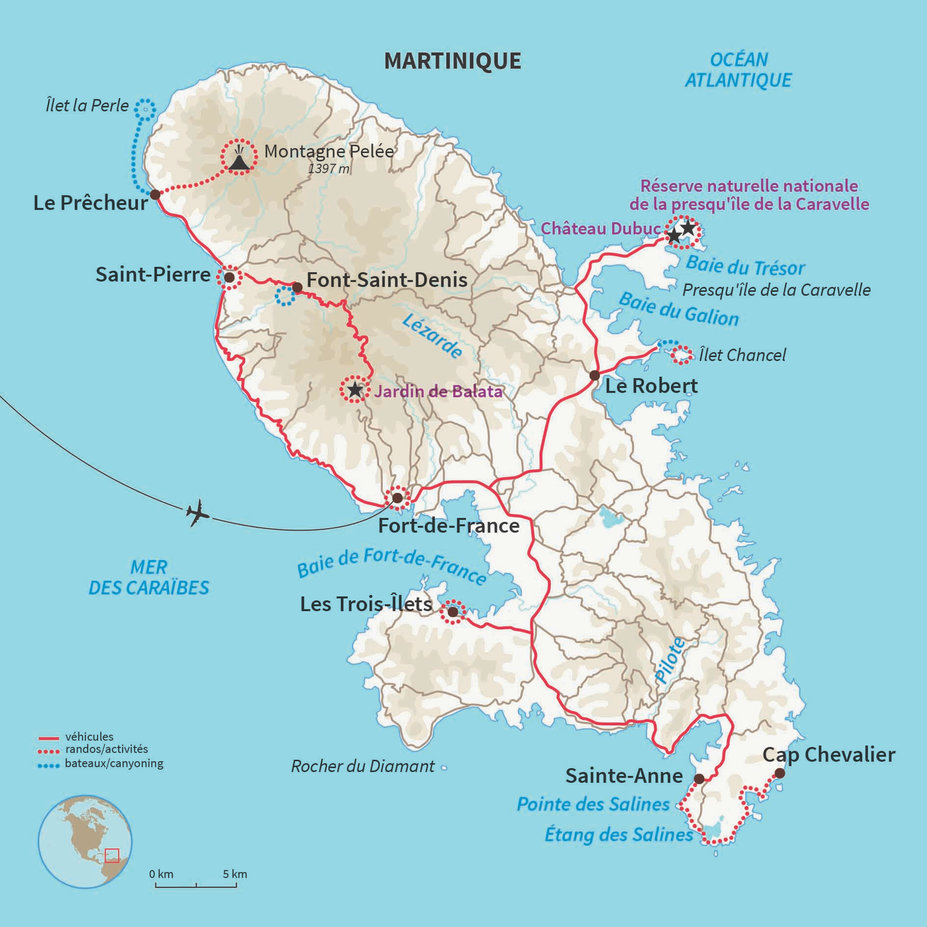 Carte Martinique : L’aventure créole avec les timouns 