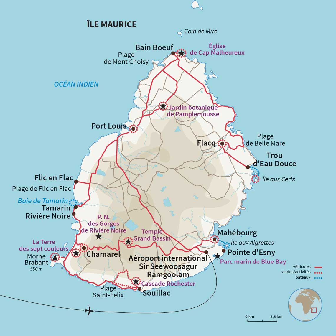 Carte Île Maurice : À l'aventure Maurice !