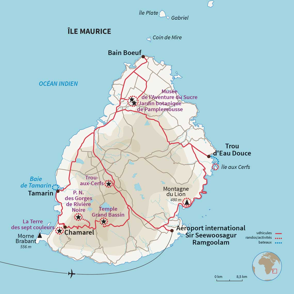 Carte Île Maurice : Éveil créole !