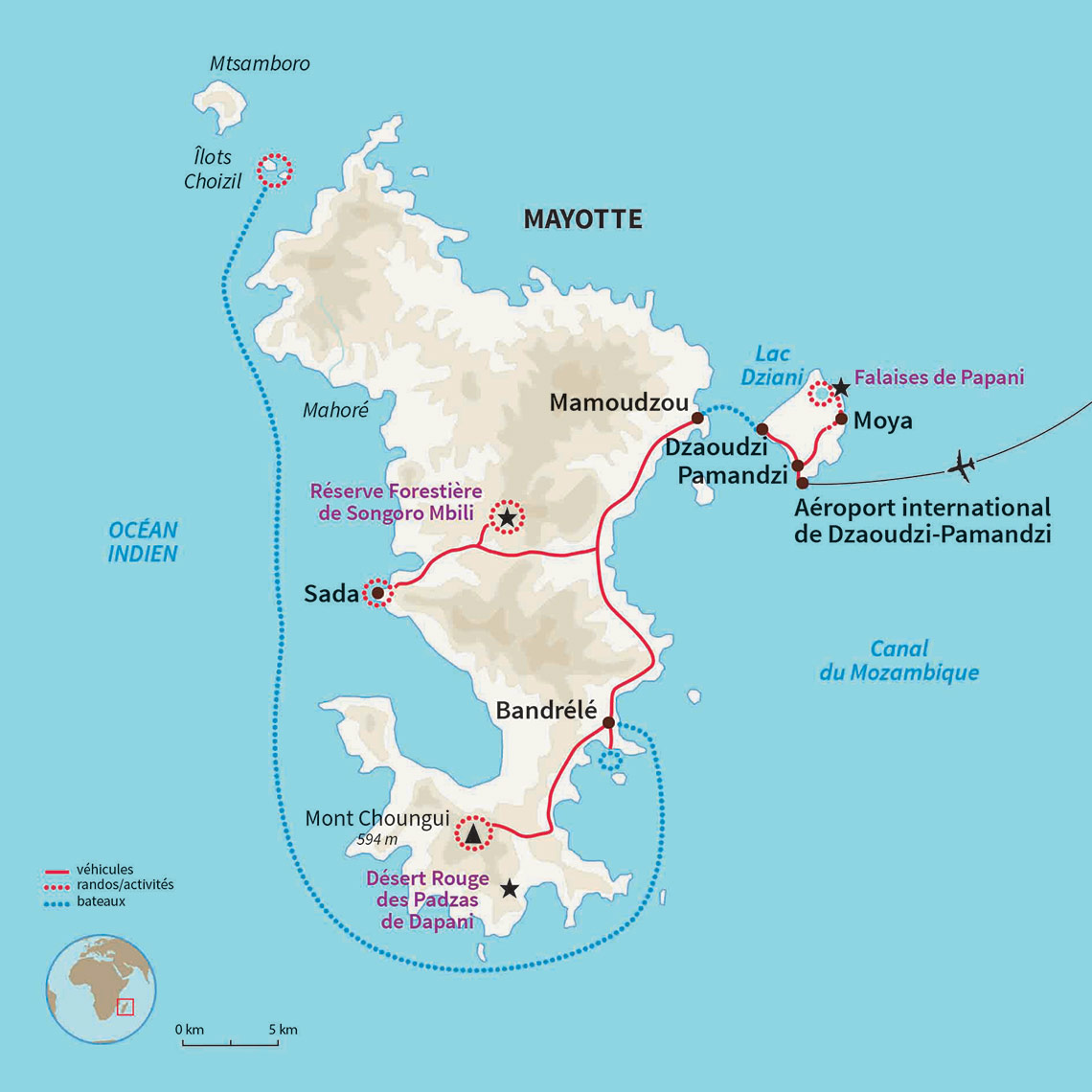 Carte Mayotte : La vie en Mayotte bain !