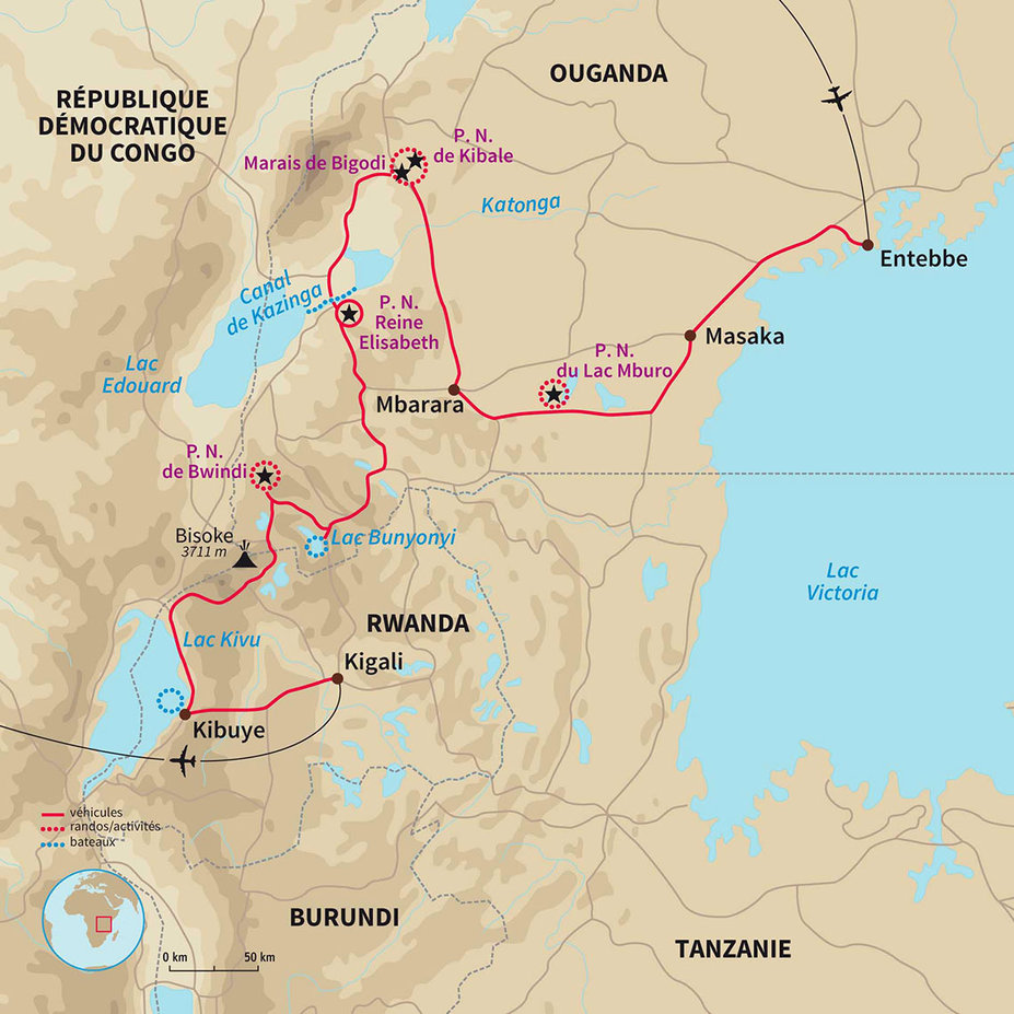 Voyage Safaris 4x4, chimpanzés et Gorilles Ouganda et Rwanda : Gorilles ...