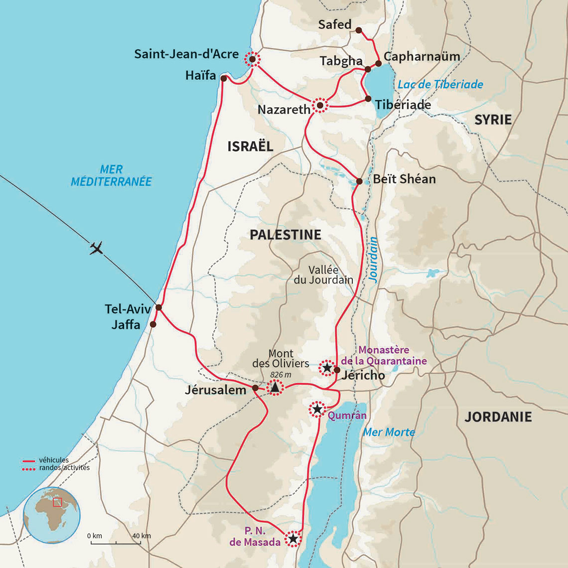 Carte Israël : Bienvenue sur la Terre des Prophètes!