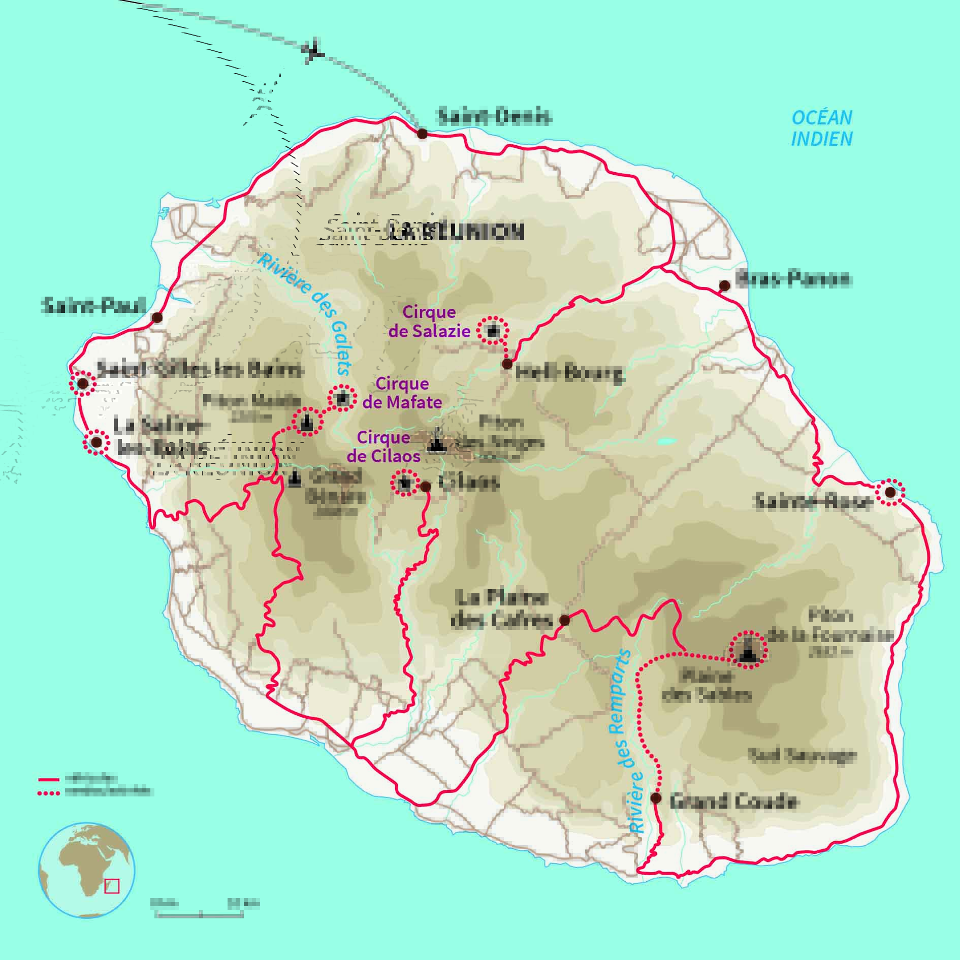 Carte Réunion : Réunion des saveurs...