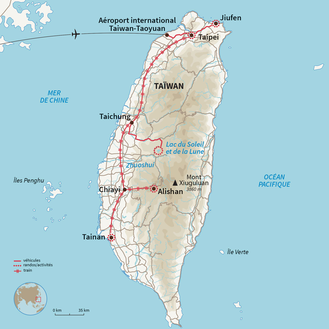 Carte Taïwan : L'île était une fois Taïwan 