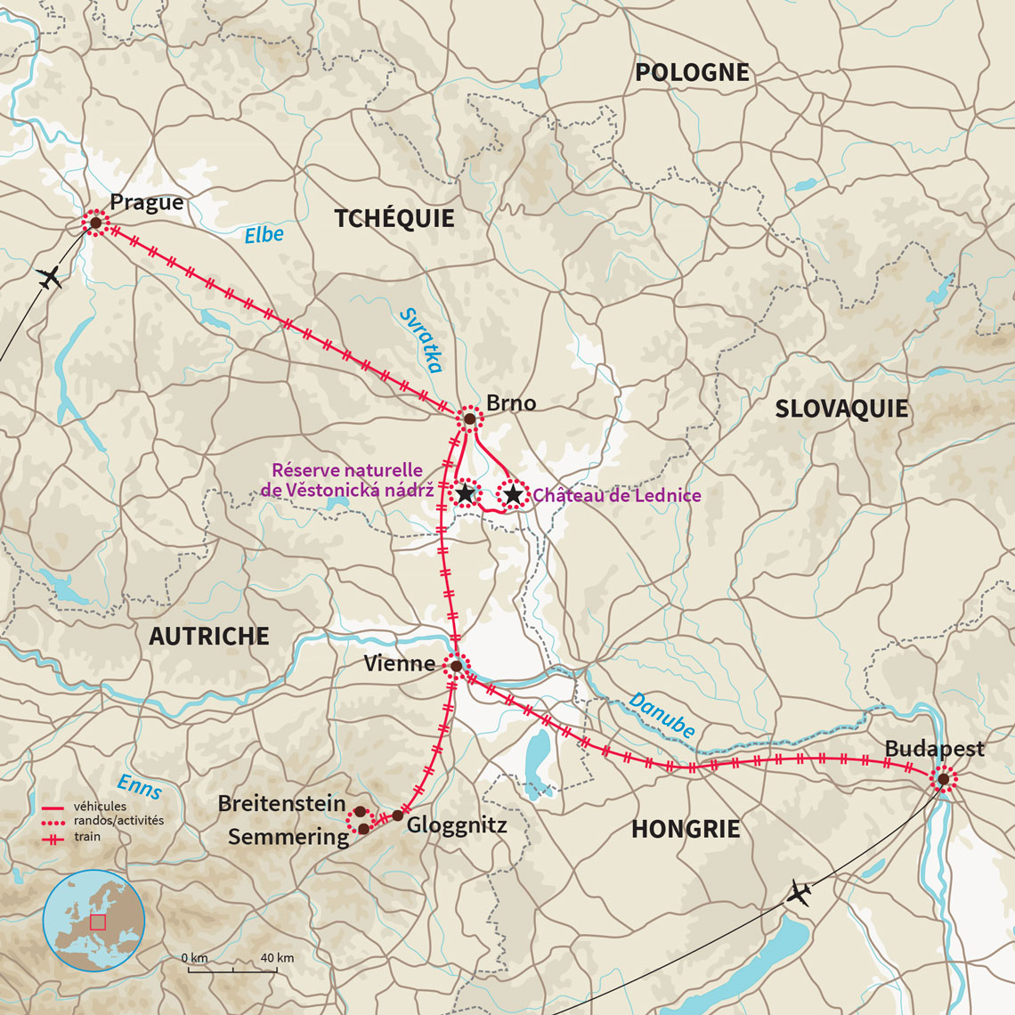 Carte République tchèque : Les mystères de l'Est