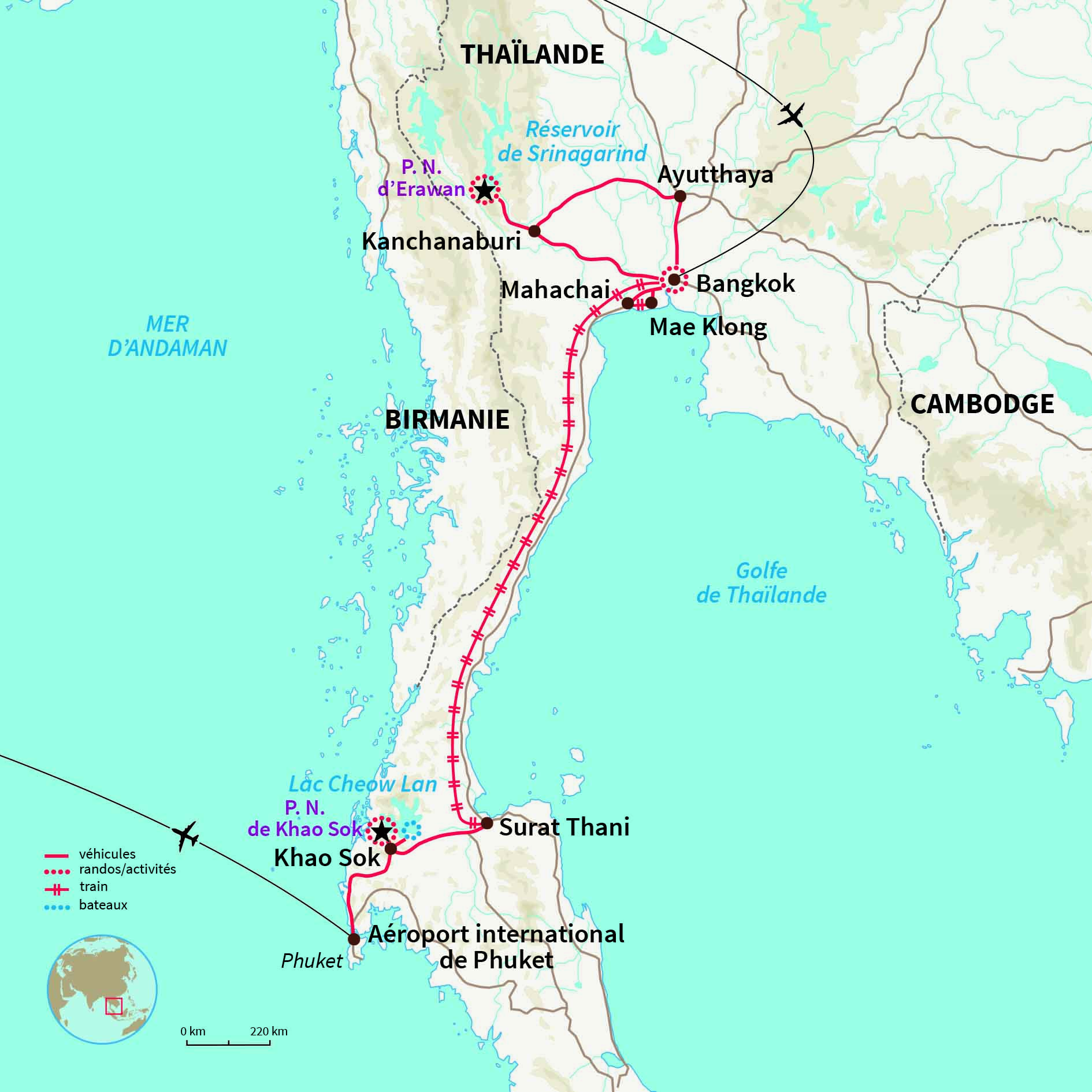 Voyage Thaïlande : circuits, treks et randonnées