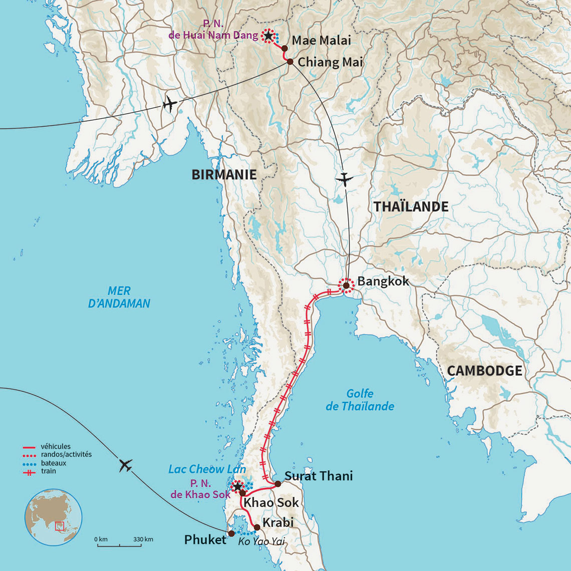 Carte Thaïlande : Ma Famille se Thaïe ! 