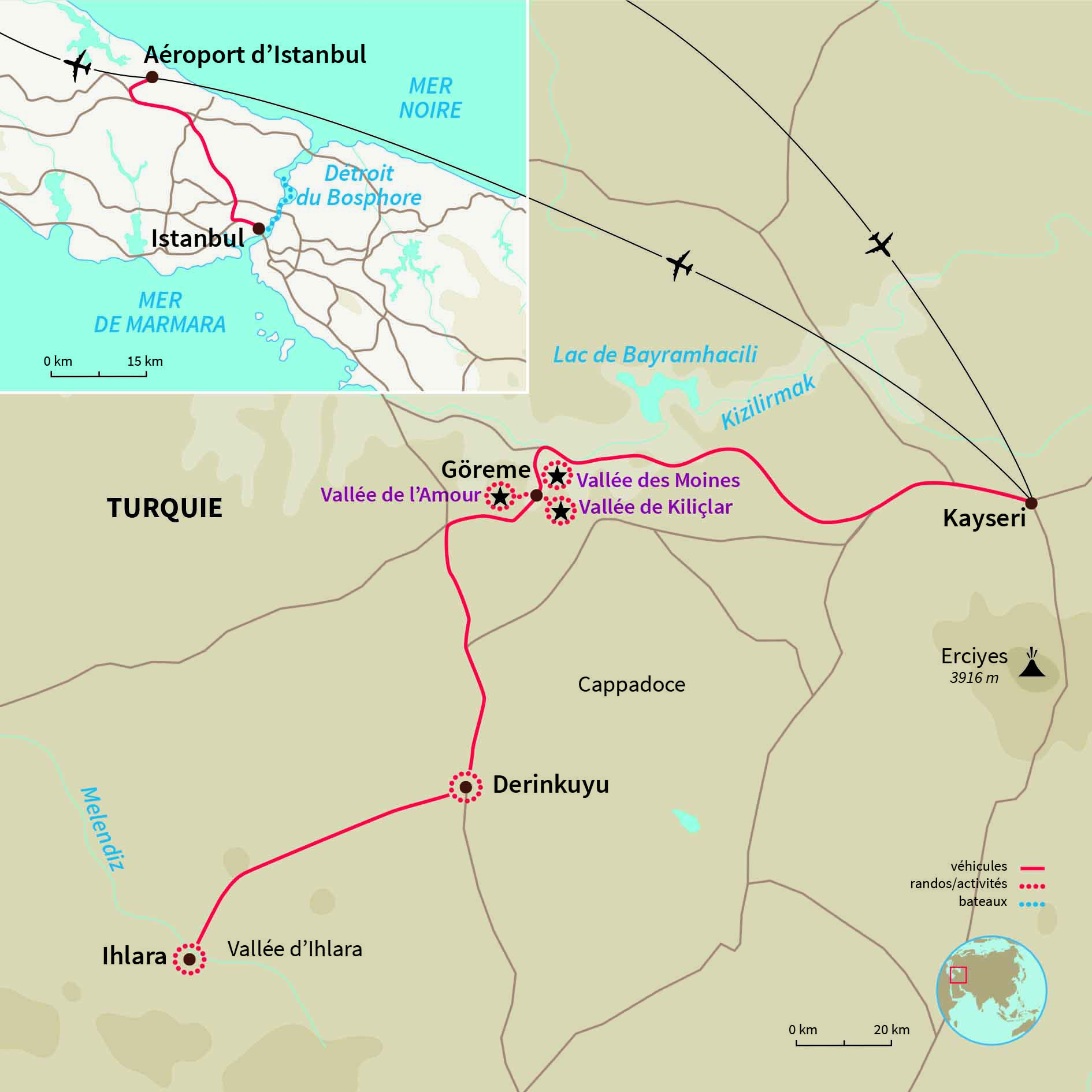 Carte Turquie : Fais pas ci, fais le pacha en Cappadoce !