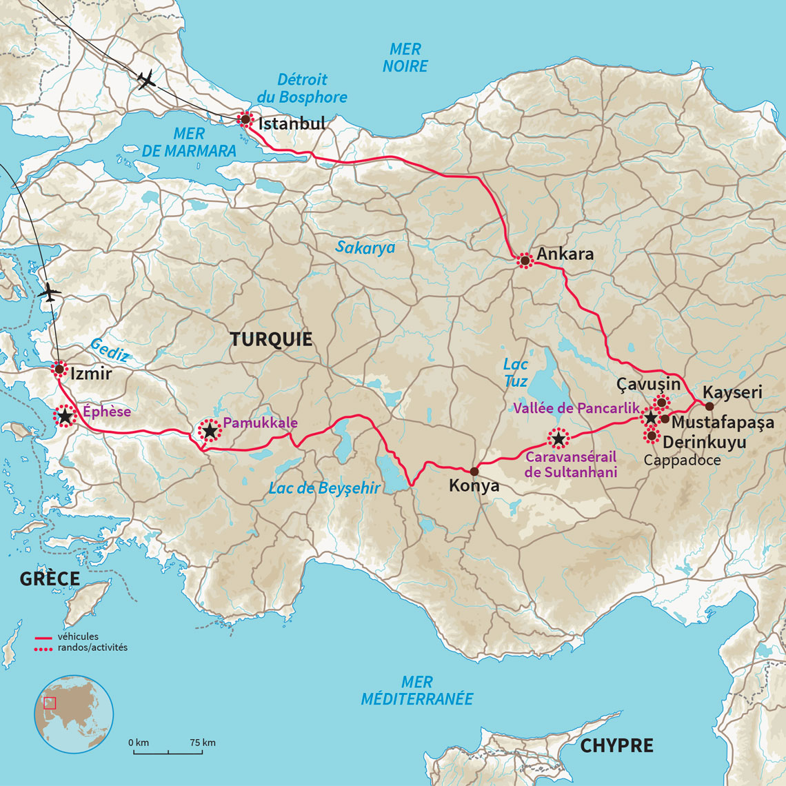 Carte Turquie : Odyssée en terre ottomane 