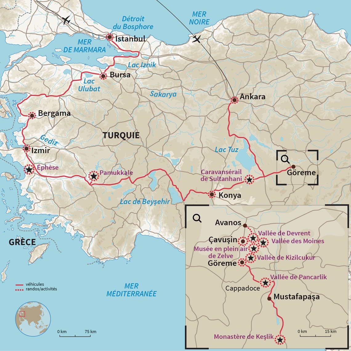 Carte Turquie : Odyssée en terre ottomane 