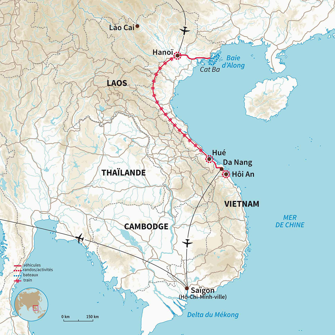 Carte Vietnam : Immersion en terre Vietnamienne