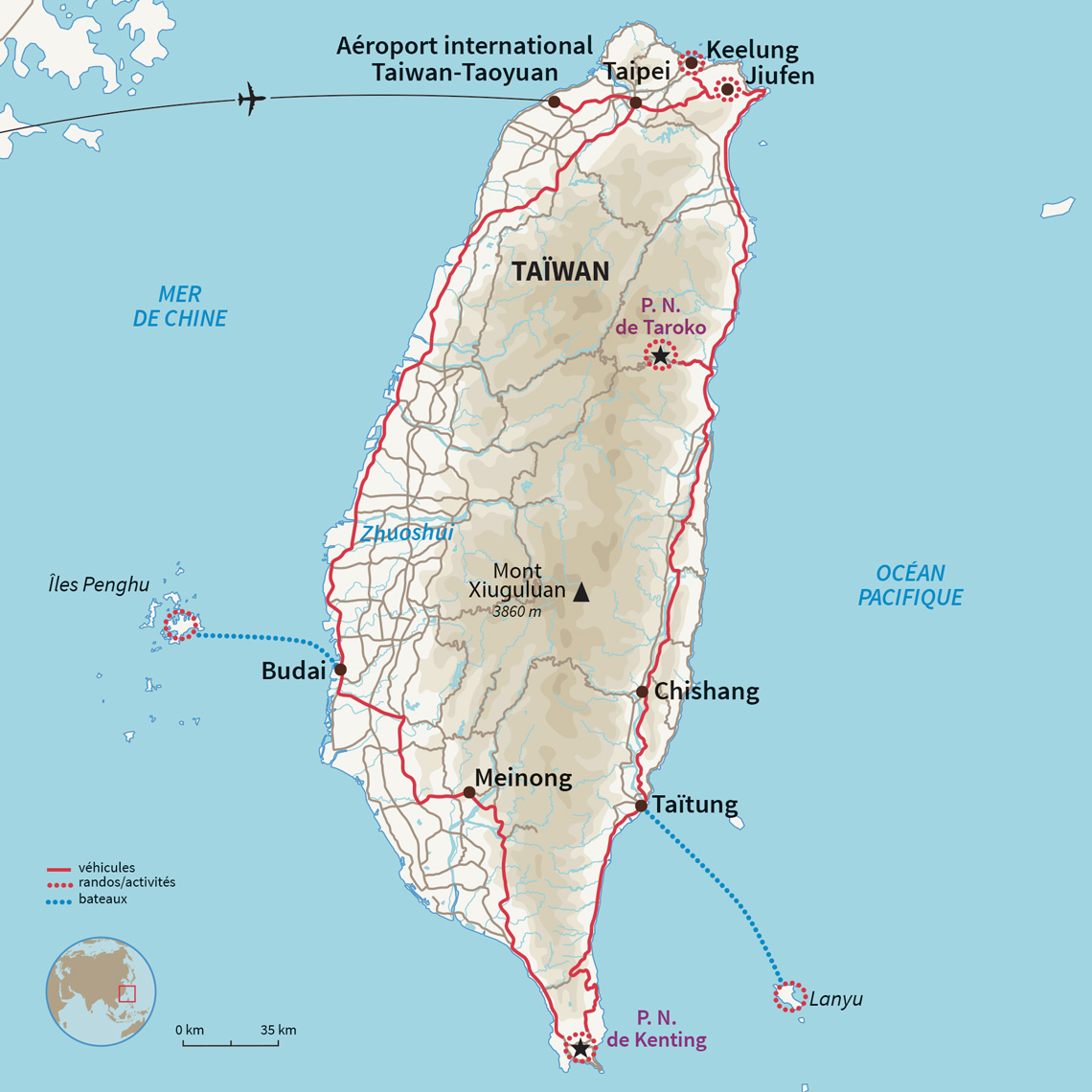 Carte Taïwan : Taipei ou t'es pas prêt ? 