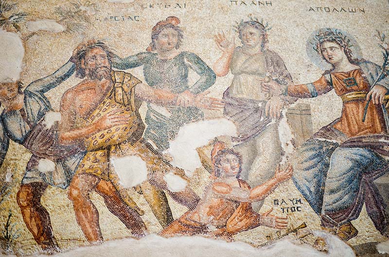 Mosaïque sur le site antique de Paphos - Chypre © ekas/stock.adobe.com