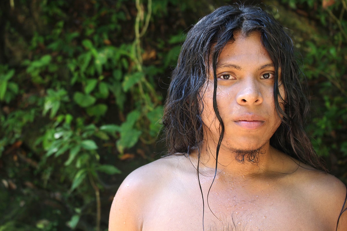 Portrait de Keysh, un membre du peuple Bribri - Costa Rica © Pauline Brétéché/Nomade Aventure