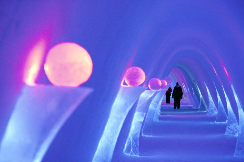 H&ocirc;tel de glace de Lainio - Finlande &copy; Riku Pihlanto/Visitfinland