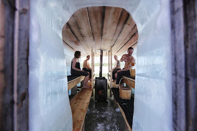 Sauna finlandais &agrave; Ruka Kuusamo &copy; Harri Tarvainen/Visit Finland