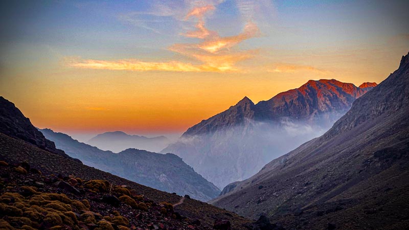 Ascension du Toubkal au lever du soleil © Patrick D. Ascension du Toubkal au lever du soleil © Patrick D.