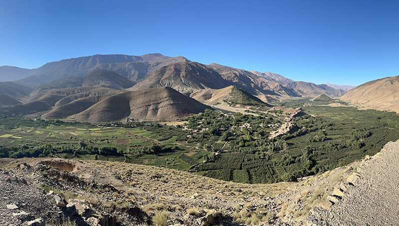 Vallée dans le Haut Atlas après l'ascension du Toubkal © Patrick D. Vallée dans le Haut Atlas après l'ascension du Toubkal © Patrick D.
