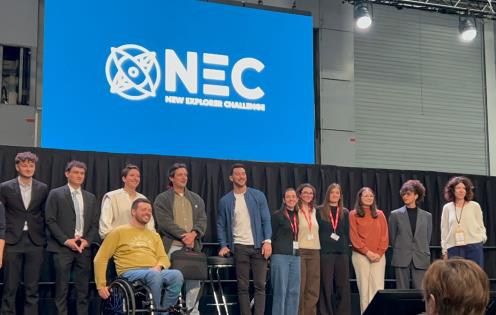 Victoire des  3 étudiantes de l'IAE Savoie Mont Blanc au NEC au Salon du tourisme le 13 mars 2026 © IAE Savoie Mont Blanc 