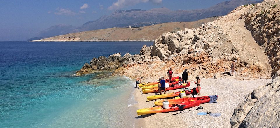 Circuit kayak et randonnée à la découverte des merveilles de la Riviera albanaise.