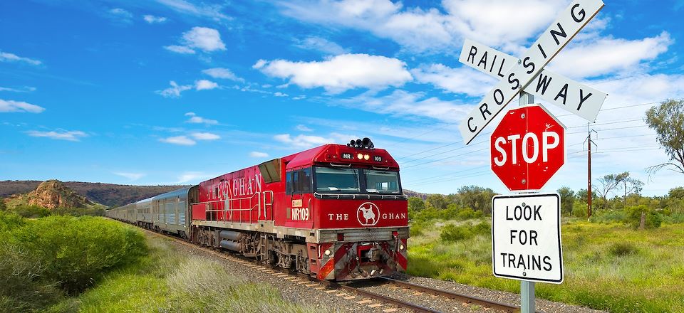 Remontez le temps pour un voyage en train en Australie à bord de l'Indian Pacific et du Ghan. Ne manquez pas le bon wagon ! 