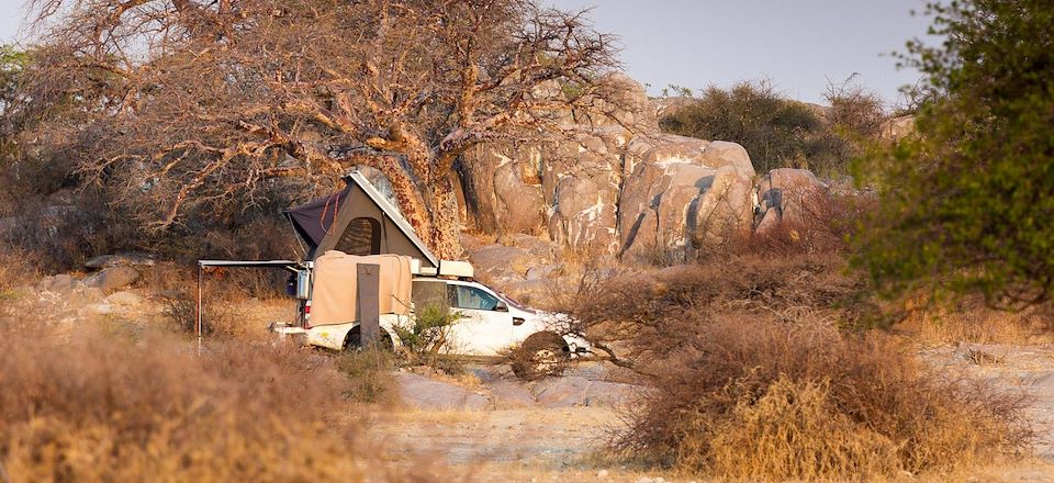 Road trip en 4x4 tente de toit au Botswana avec une boucle via la bande de Caprivi, Chobe, les pans et le Delta de l’Okavango.