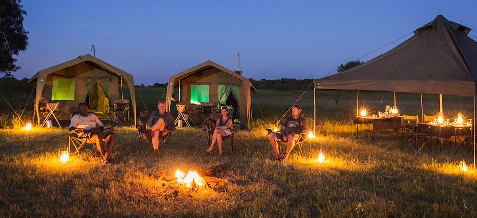 Safari en 4x4 ouvert dans tous les parcs, grande tente confort avec vrais lits, survol du delta de l’Okavango et chutes Victoria