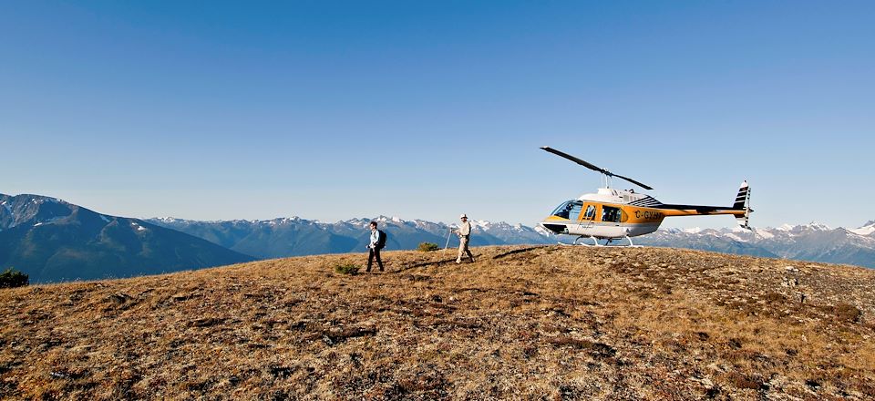 Randos et Hélitrek au cœur des Rocheuses canadiennes entre sommets enneigés, lacs, forêts & glaciers