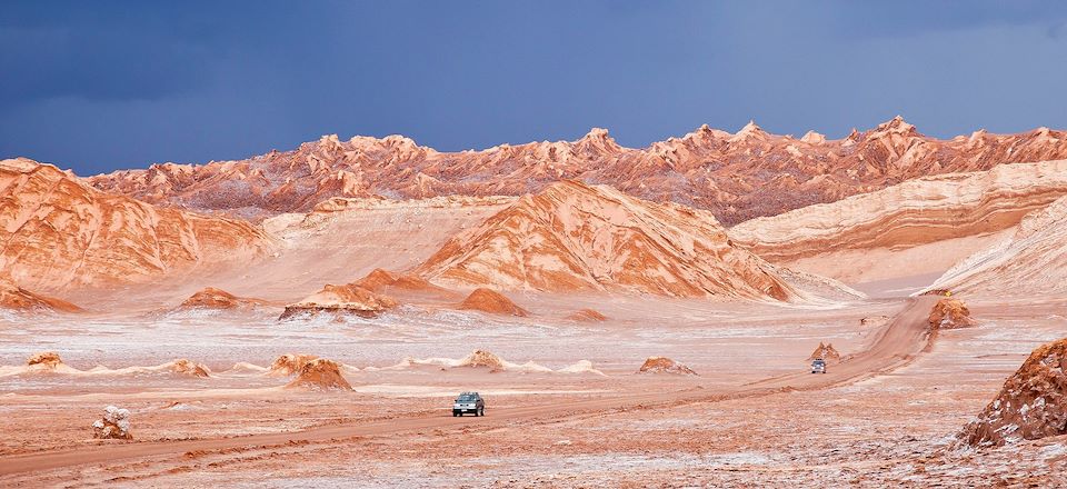 Autotour pour découvrir les plus beaux contrastes du Chili : désert d'Atacama, lagunes, glaciers et vignobles ! 