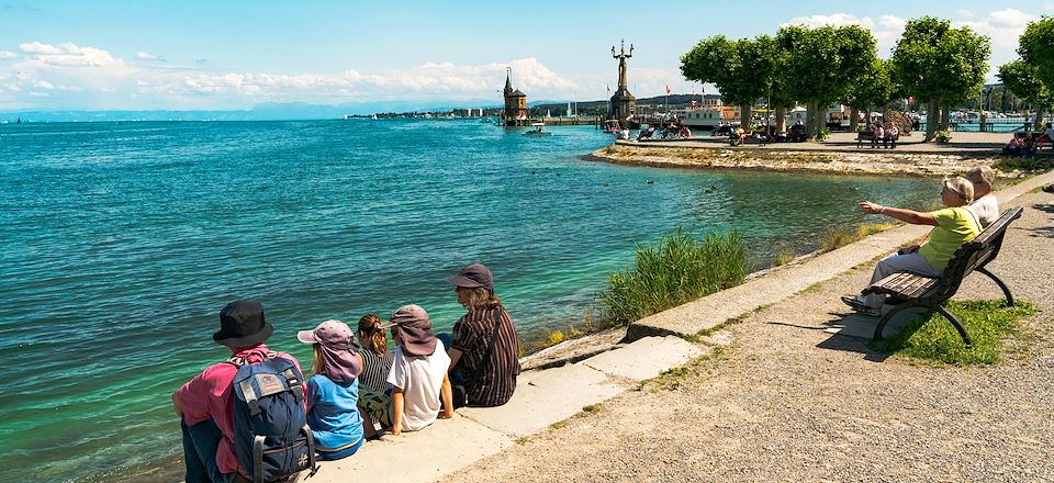 Tour du lac de Constance à vélo avec un itinéraire adapté aux familles et un grand choix d'activités pour petits et grands