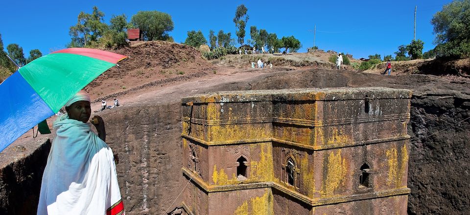 Balade culturelle à Lalibela, Gondar, dans le  parc national Simien, Lac Tana, Chutes du Nil Bleu