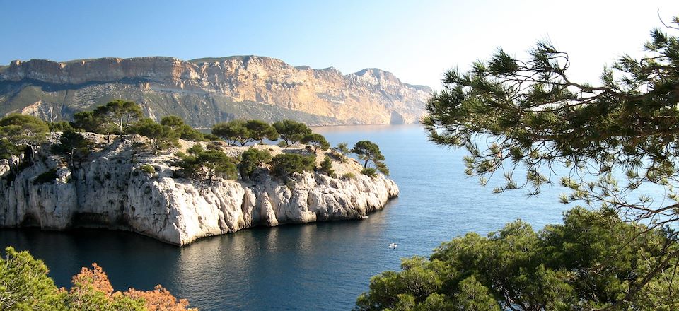 Court séjour à pied pour terminer l'année au bord de la Méditerranée.