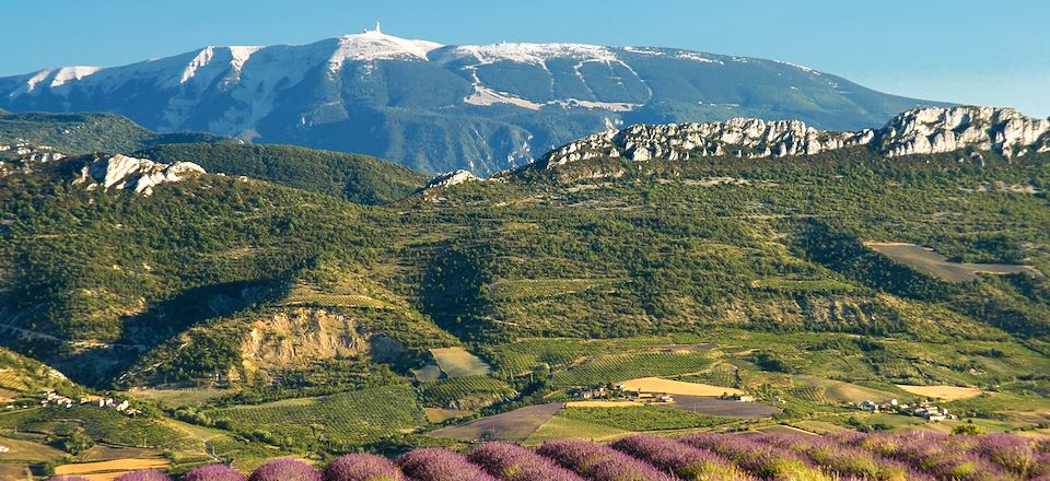 Randonnée entre mer et montagne : à la découverte du Mont Ventoux et des Baronnies Provençales.