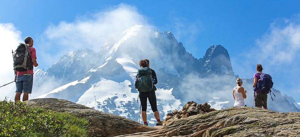 Un incontournable de la randonnée en gîtes et refuges, sur la plus belle montagne d'Europe !