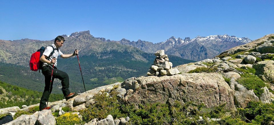 Trek sur l'itinéraire le plus mythique de Corse, avec portage réduit, encadré par un guide spécialisé