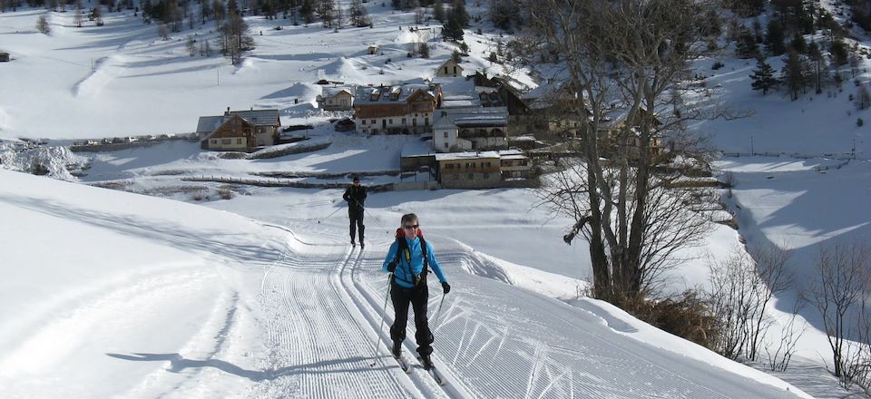 Découverte des montagnes de lumière à ski de fond