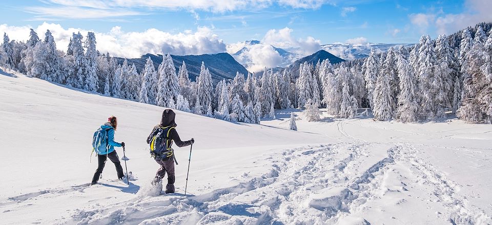 Un séjour hivernal unique, de gîte en gîte, au rythme des raquettes et de l’air pur des Alpes