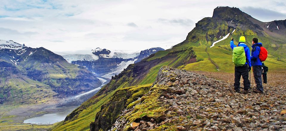 Itinérance nature au fil de deux trésors naturels du nord de l'Europe entre l'est du Groenland et le sud de l'Islande.
