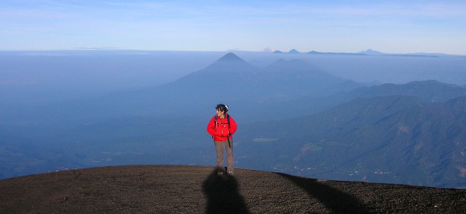 Ascension de 4 volcans et trek du lac Atitlán jusqu'aux cimes des hauts plateaux, entre villages indiens et montagnes perdues