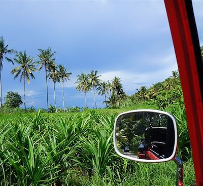 Découvrez Bali et Java en voiture ou bien en deux roues avec un GPS, via un itinéraire hors des sentiers battus.
