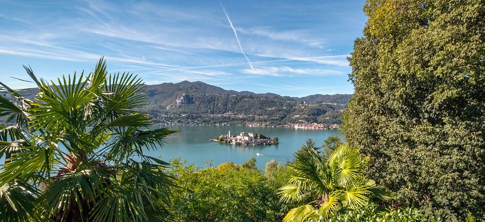 Randonnées autour des 3 grands lacs d'italie: Orta, Majeur et Côme.