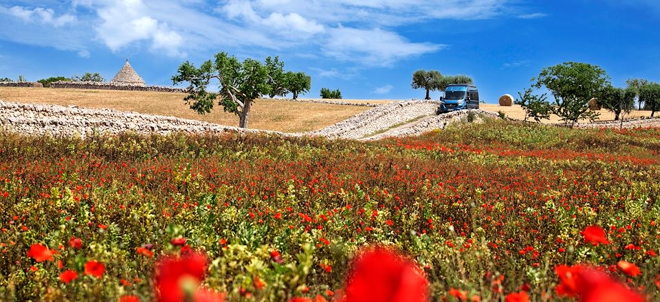 Autotour en van aménagé à la découverte du talon de la botte italienne, pour une immersion nature, culture et dolce vita !