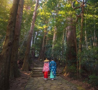 Un itinéraire unique s'inspirant du pèlerinage du Kumano Kodo, pour comprendre les traditions du Japon et extension libre à Tokyo