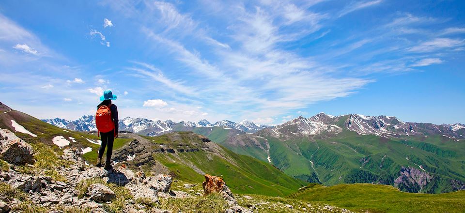 Embarquer pour une rando associant les plus beaux sites naturels du Kazakhstan et du Kirghizstan 