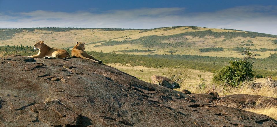 Autotour et safari en 4x4 avec tente de toit, d’Amboseli au Masai Mara, via le lac Nakuru et Hell's Gate dans la vallée du Rift.