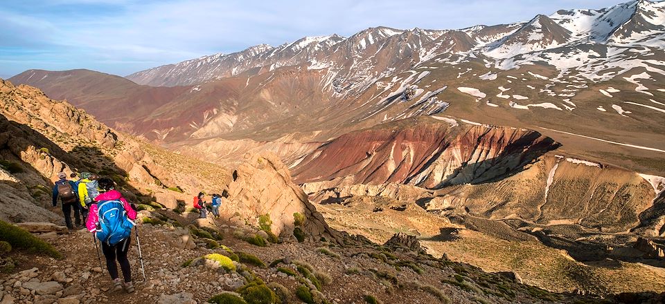 Trek dans le Haut Atlas au Maroc : vivez l'ascension du M'Goun et du Toubkal 