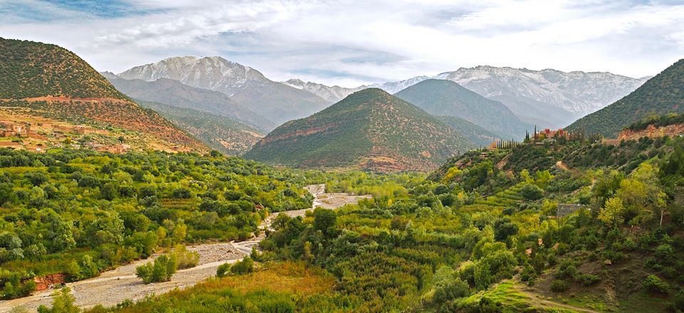 Marche dans la vallée d'Imlil au pied du Toubkal, dans l'Azaden puis sur la côte atlantique avec Essaouira