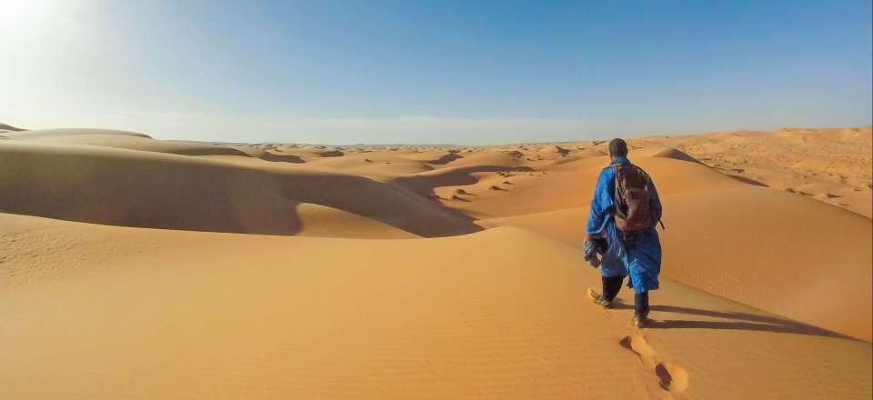 Randonnée au coeur des dunes de l'Adrar et découverte de Terjit et Nouakchott.